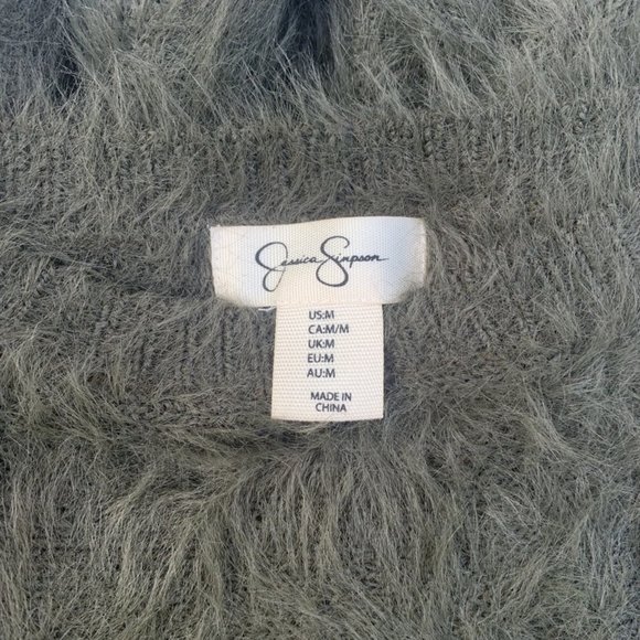 Fuzzy green sweater - Picture 4 of 6